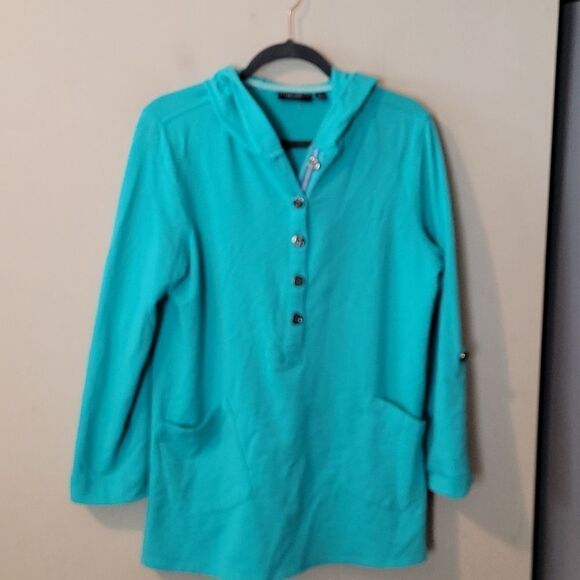 Georgeous Susan Graver weekend top medium NWOT - Picture 1 of 6